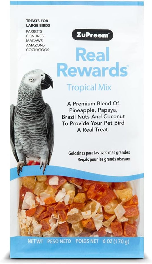Zupreem Real Rewards Tropical Mix Large Bird Treat